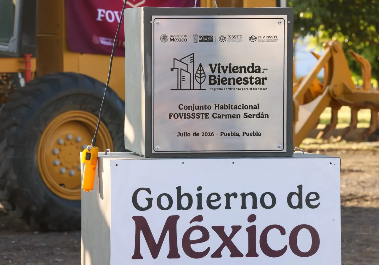 FOVISSSTE inicia en Puebla la construcción del conjunto habitacional Carmen Serdán con 512 viviendas