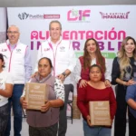 Fortalecen Pepe Chedraui y MariElise Budib seguridad alimentaria con entrega de despensas en San Francisco Totimehuacan