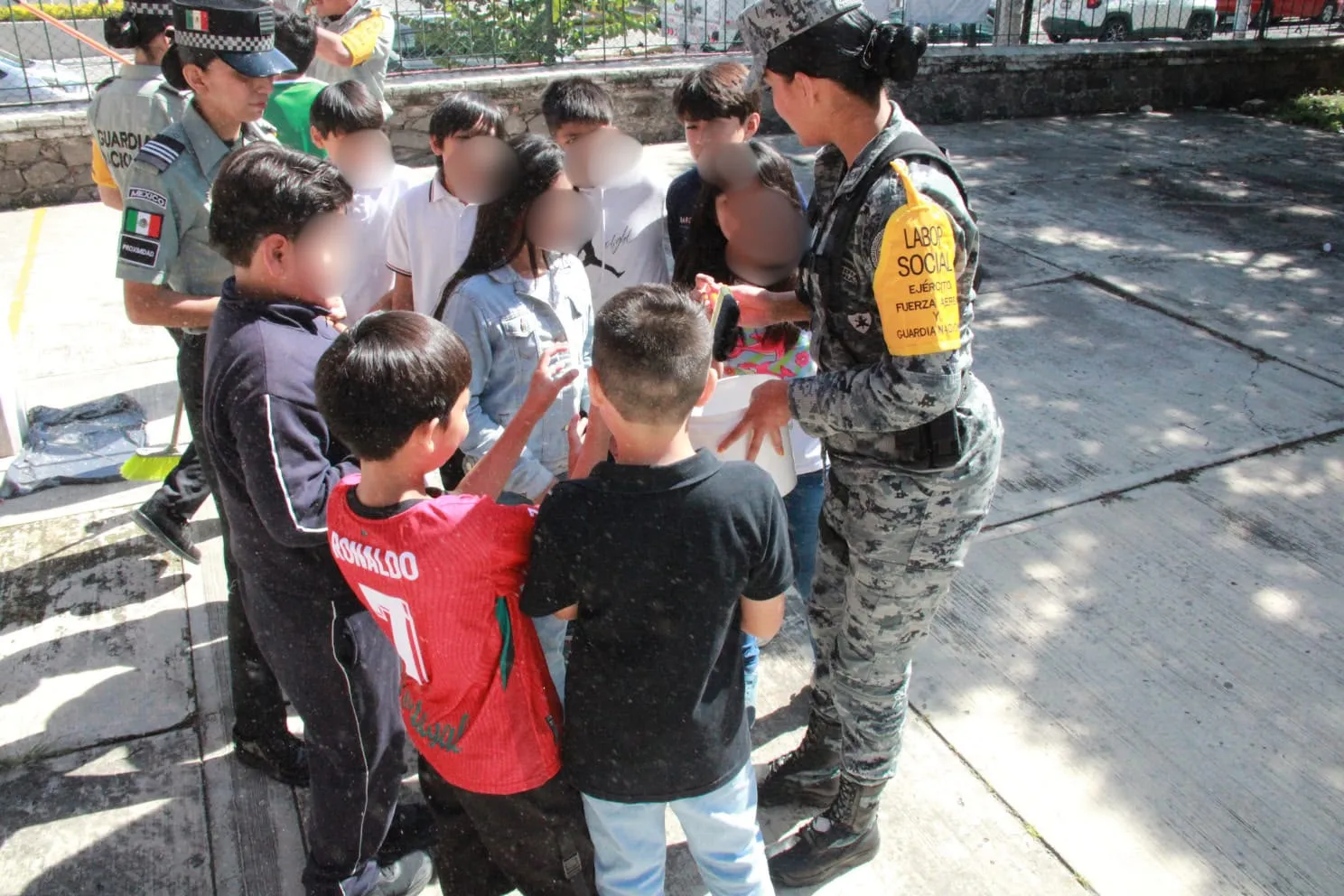 Guardia Nacional encabeza acciones de labor social en Instituciones Educativas