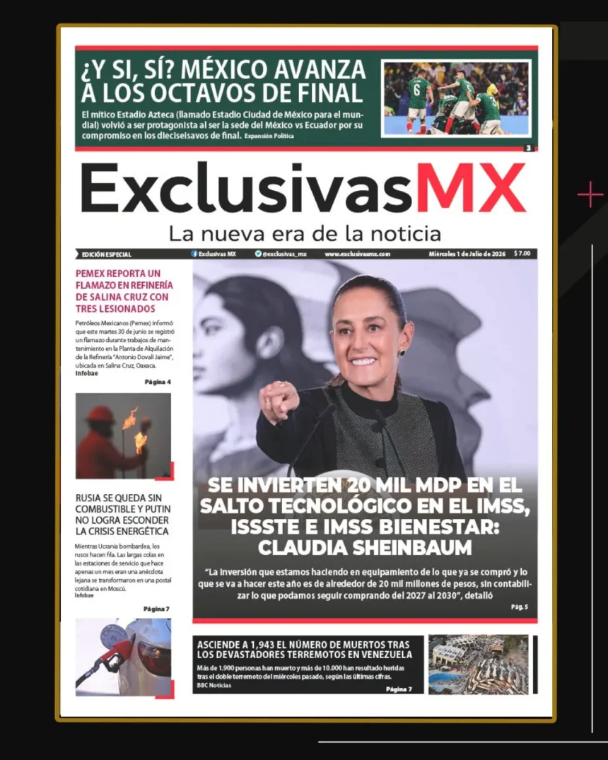 PORTADA MÉXICO 1 DE JULIO