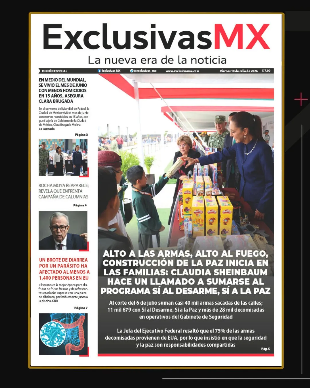 PORTADA MÉXICO 10 DE JULIO