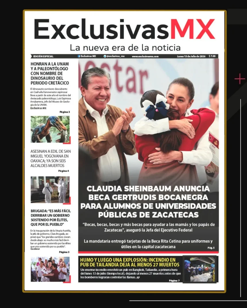 PORTADA MÉXICO 13 DE JULIO
