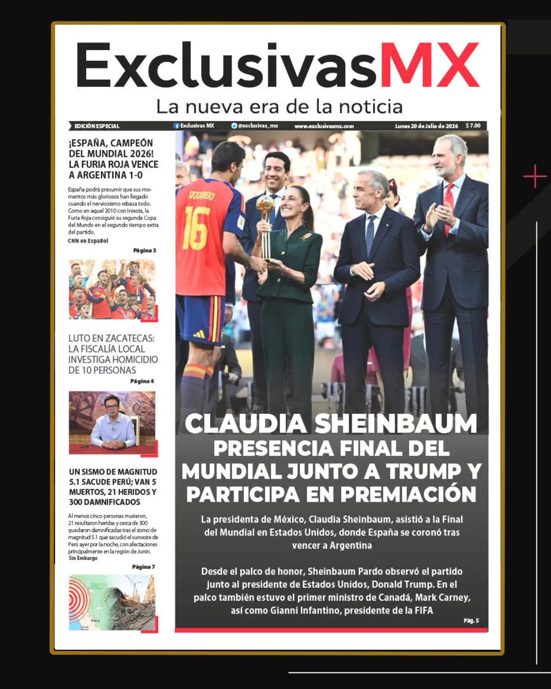 PORTADA MÉXICO 20 DE JULIO