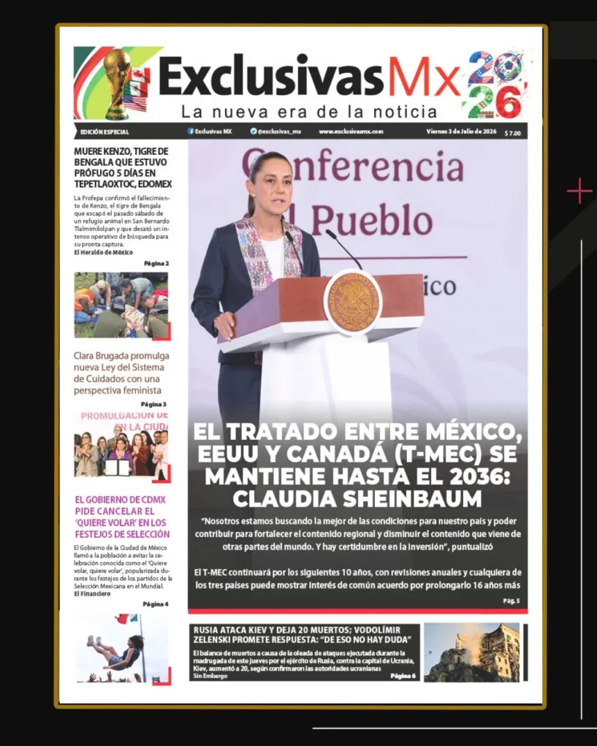 PORTADA MÉXICO 3 DE JULIO