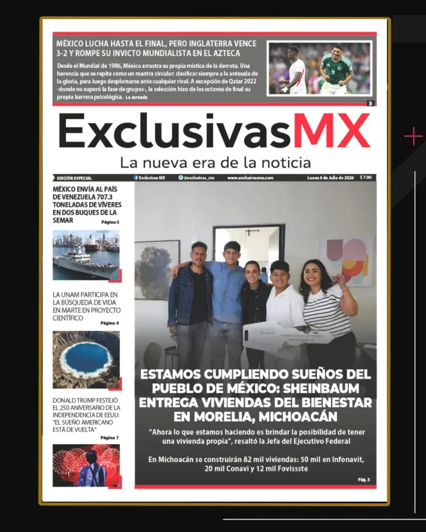 PORTADA MÉXICO 6 DE JULIO