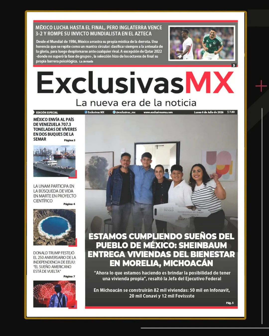 PORTADA MÉXICO 6 DE JULIO