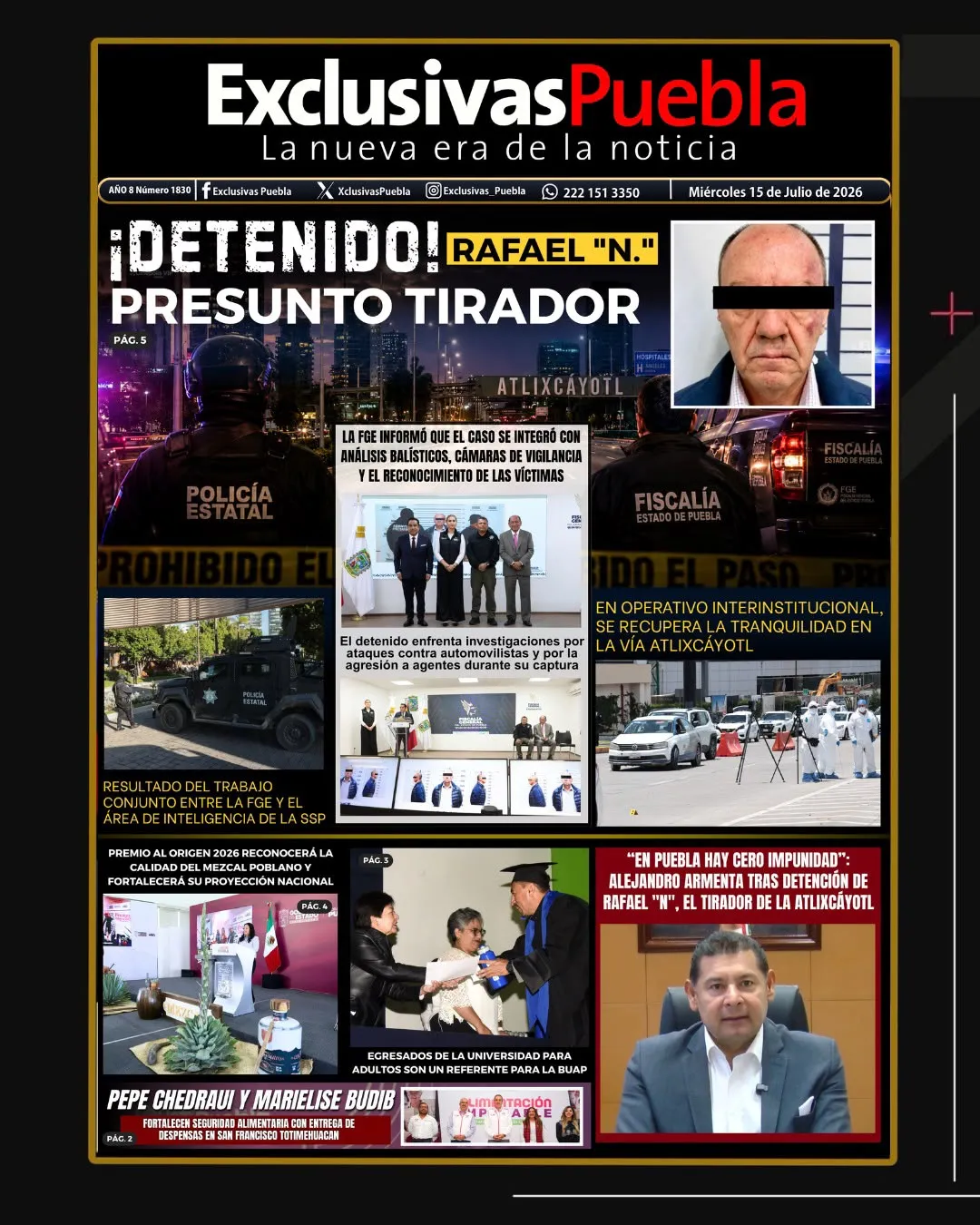 PORTADA PUEBLA 15 DE JULIO