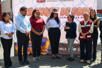 Tonantzin Fernández cumple con más acciones de obra pública en beneficio de San Pedro Cholula