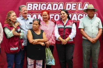 Tonantzin Fernández fortalece las acciones de mantenimiento urbano con la Brigada de la Transformación