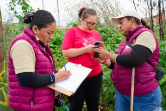 Tonantzin Fernández refuerza jornadas de Transformación en Marcha en San Pedro Cholula.