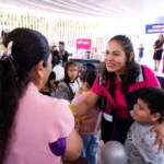 Entrega Lupita Cuautle nuevo equipamiento para desayunadores escolares