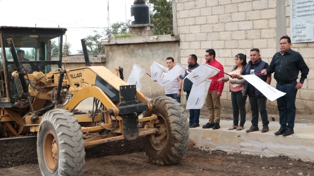 gobierno de Ariadna Ayala impulsa la construcción de la calle Revolución