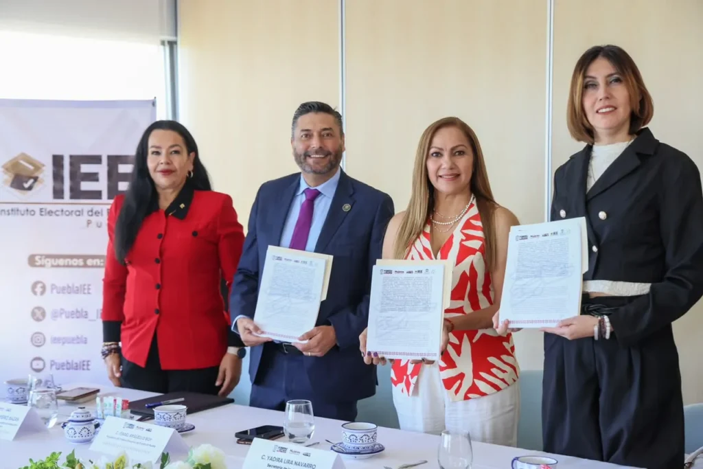 Convenio Interinstitucional fortalece la participación política de las mujeres en Puebla
