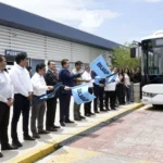 Dan banderazo de salida a nuevas unidades del Sistema de Transporte Universitario