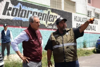 Despliega Pepe Chedraui cuadrillas de bacheo en la colonia Belisario Domínguez