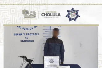 Detienen a presunto responsable de agresión en el barrio de Santiago Mixquitla en San Pedro Cholula