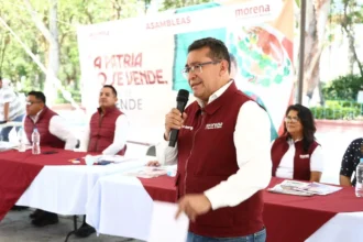 En Tecali de Herrera, el diputado Pável Gaspar llama a cerrar filas en defensa de la soberanía nacional