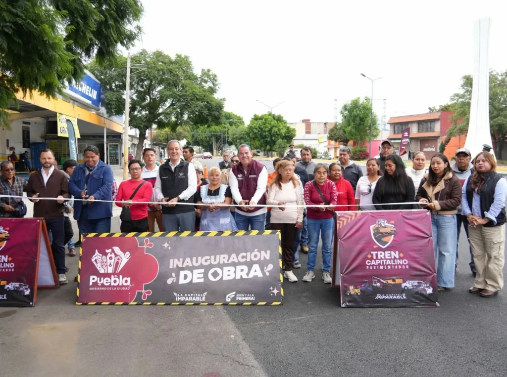 Entrega Pepe Chedraui rehabilitación vial del Bulevar Héroes del 5 de Mayoñ