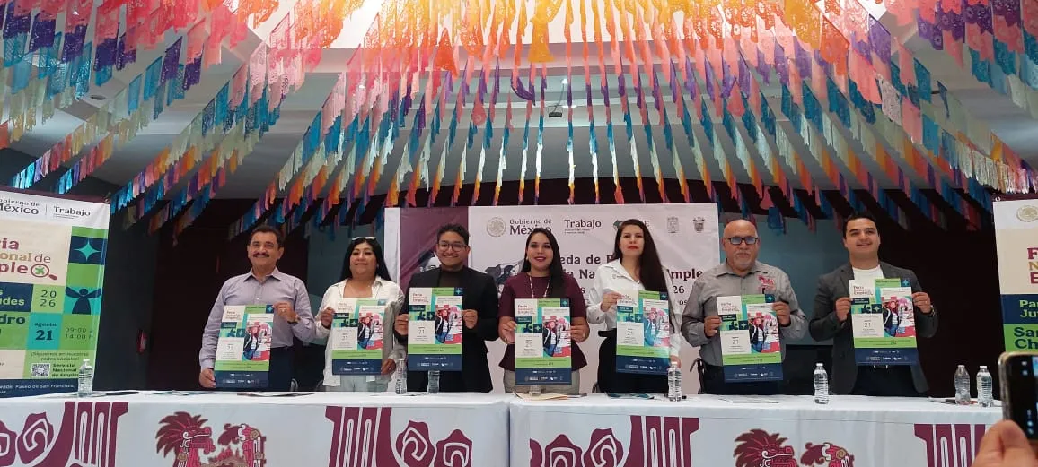 Feria Nacional de Empleo en San Pedro Cholula ofrecerá más de 5 mil oportunidades laborales