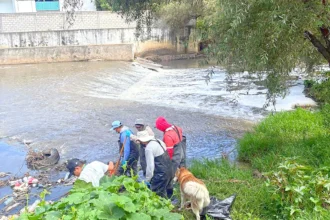 Gobierno de Texmelucan y SOSAPATEX se suman a la jornada de limpieza y reforestación del Río Atoyac