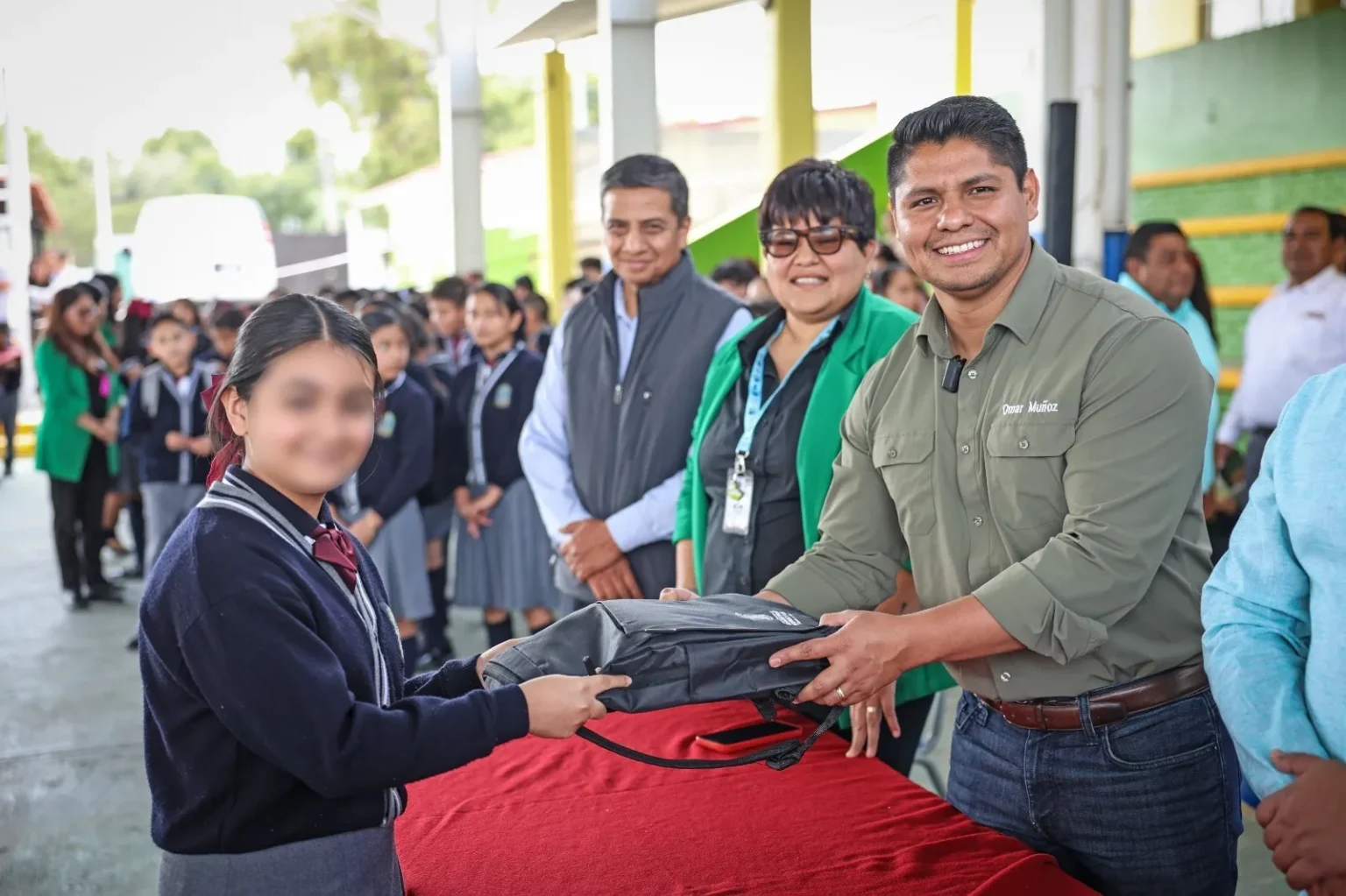 Inicia Omar Muñoz programa “Escuela Segura 2026”