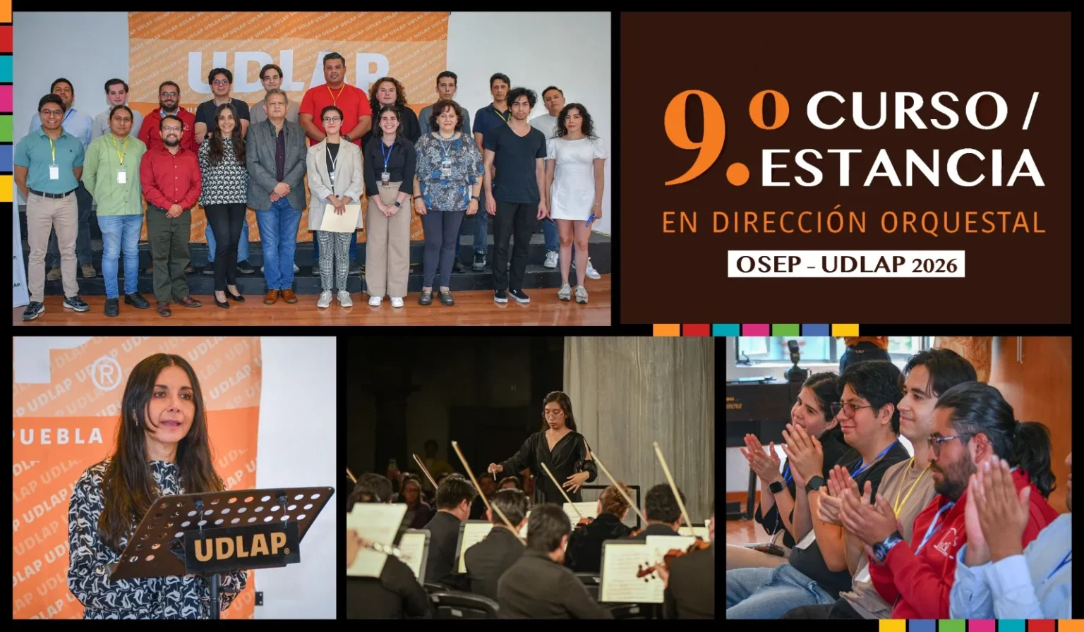 Inicia la UDLAP y la OSEP el 9° Curso Estancia en Dirección Orquestal
