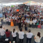 Nuestro gobierno va a beneficiar a 12 millones de familias con el programa de vivienda presidenta claudia Sheinbaum en entrega de viviendas para el Bienestar en Oaxaca