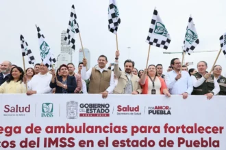 Nuevas ambulancias optimizan la atención médica del IMSS en Puebla