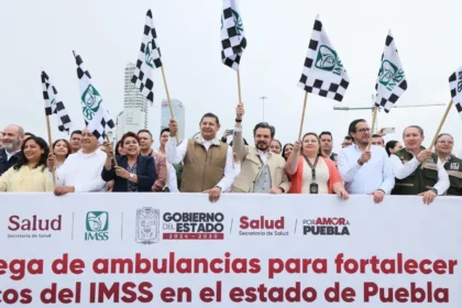 Nuevas ambulancias optimizan la atención médica del IMSS en Puebla