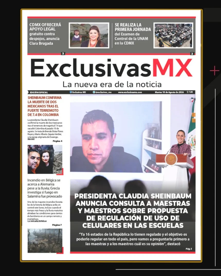 PORTADA MÉXICO 18 DE AGOSTO