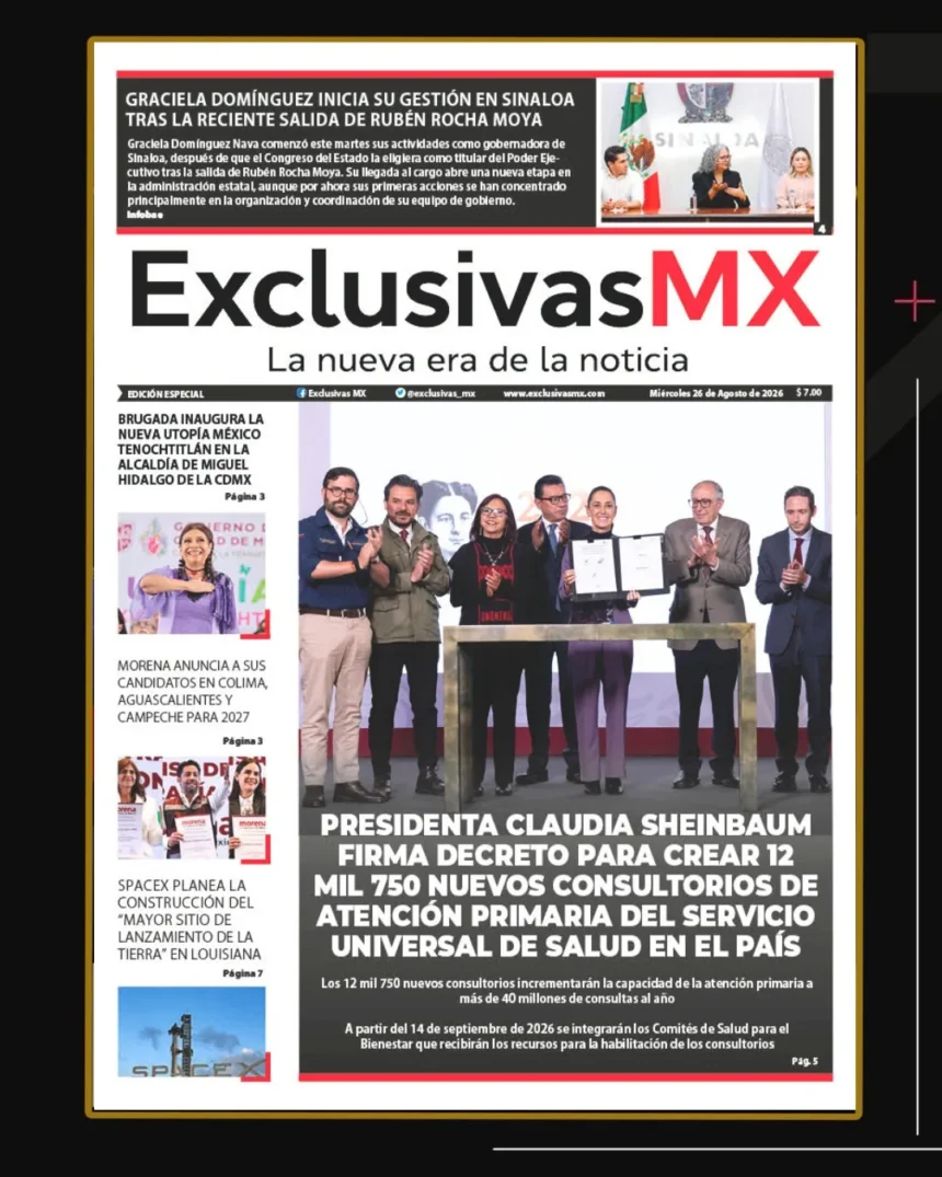 PORTADA MÉXICO 26 DE AGOSTO