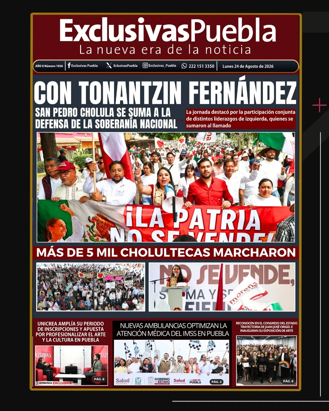 PORTADA PUEBLA 24 DE AGOSTO