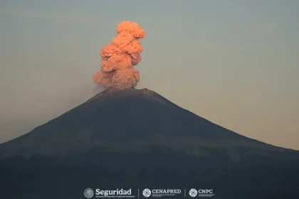 Popocatépetl registra actividad con cuatro exhalaciones y un sismo de magnitud 1.3