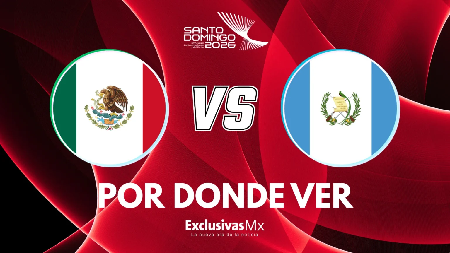 Por done ver México vs Guatemala por los JCC 2026