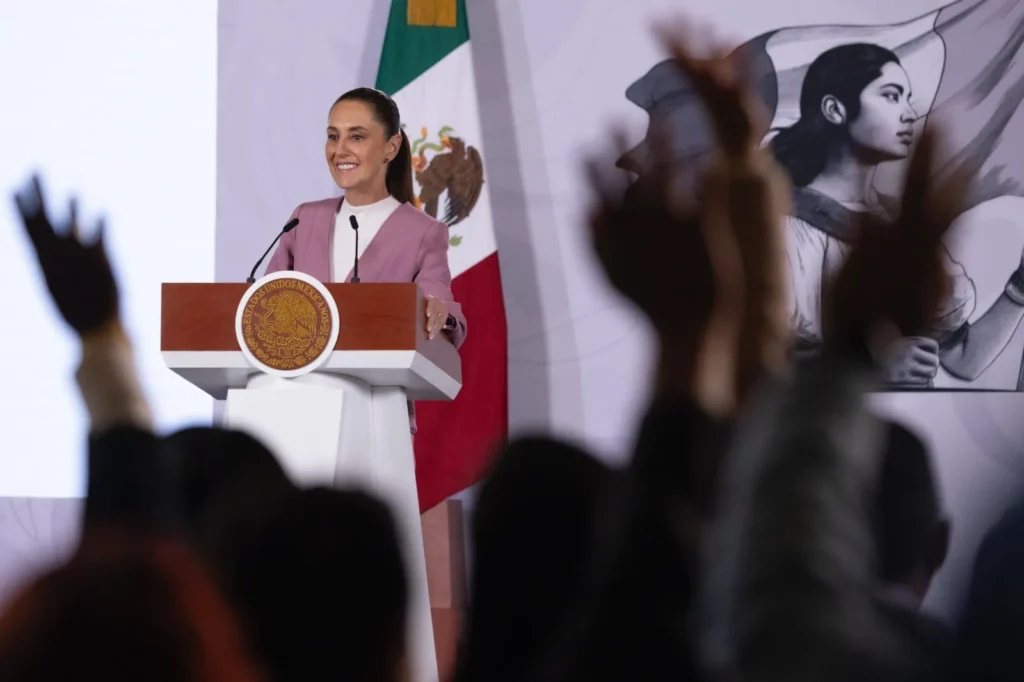 Presidenta Claudia Sheinbaum informa que los 5.8 mdd recuperados por caso García Luna