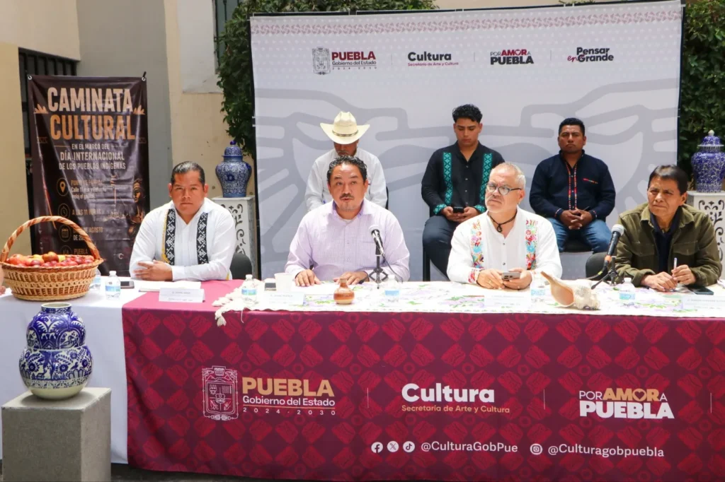 Pueblos originarios realizarán caminata y programa cultural en Centro Histórico de Puebla