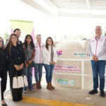 Recibe DIF Puebla Capital segundo captador pluvial para el CMERI