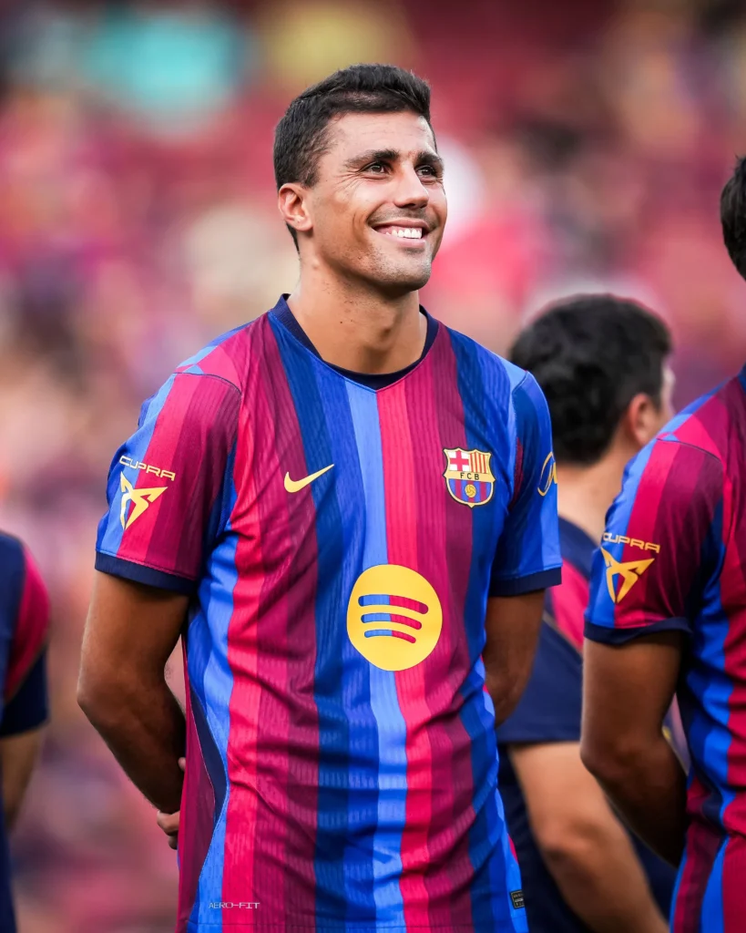 Rodri debutará con Barcelona ante Athletic Club