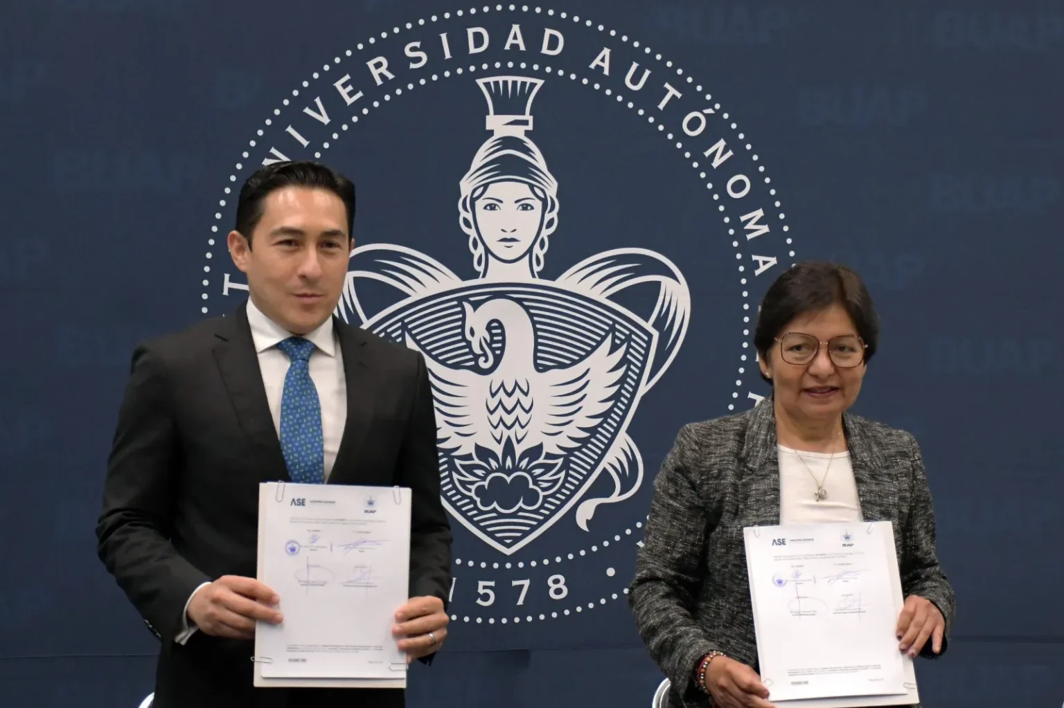 Signan convenio de colaboración BUAP y la Auditoría Superior del Estado de Puebla