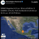 Sin afectaciones por sismo con epicentro en San Gabriel Chilac