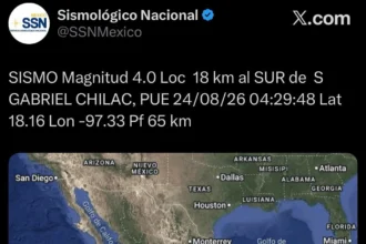 Sin afectaciones por sismo con epicentro en San Gabriel Chilac