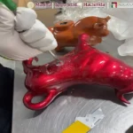 ANAM y Marina aseguran más de 8 kilos de cocaína ocultos en artesanías en el AICM