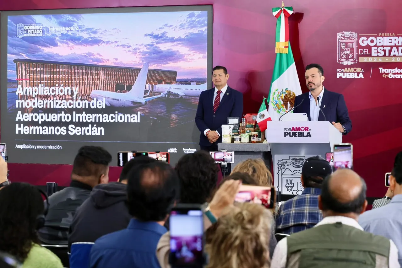 Aeropuerto Internacional de Puebla tendrá ocho arcos de seguridad y capacidad para 2.8 millones de pasajeros