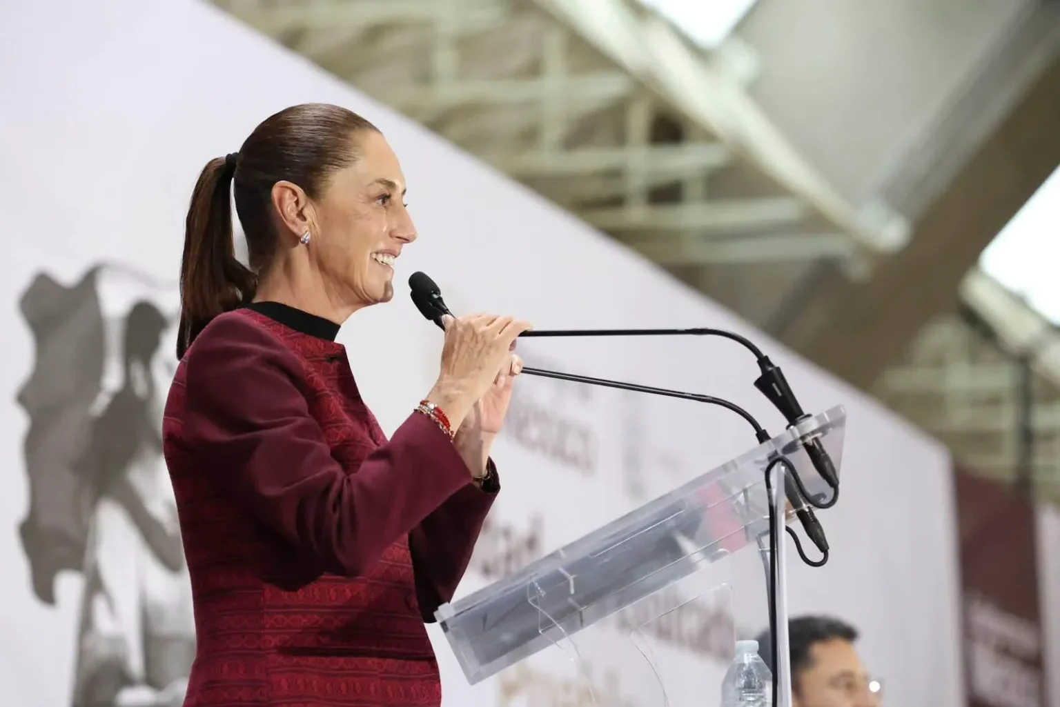 Claudia Sheinbaum en Puebla destaca obras, programas sociales y defensa de la soberanía