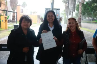 Con sol o lluvia, Atlixco sigue progresando Ariadna Ayala inicia otra obra con sentido social