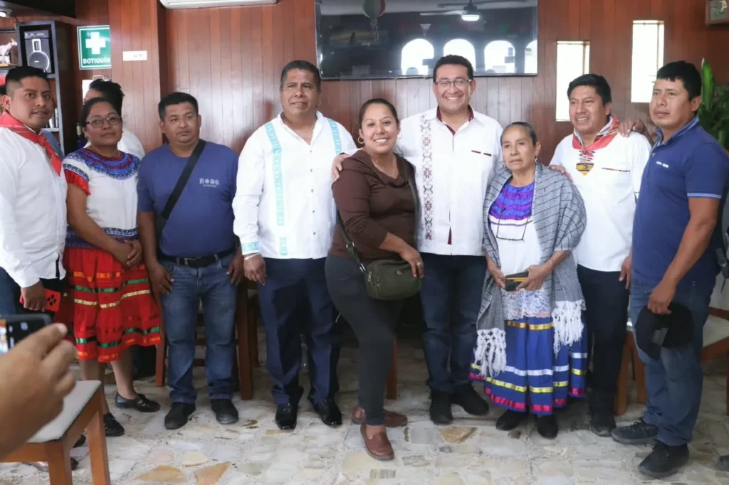 En Tehuacán, diputado Pável Gaspar se reúne con representantes de pueblos y comunidades indígenas