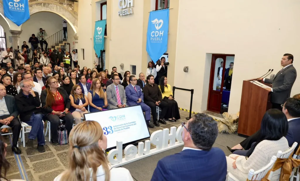 En el estado de Puebla se garantizan los Derechos Humanos para una vida democrática Armenta Mier