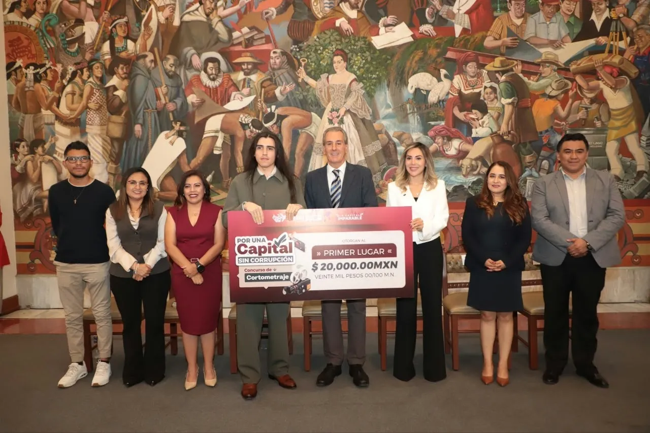 Encabeza Pepe Chedraui premiación del concurso de cortometraje “Por una Capital sin Corrupción”