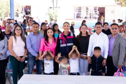 Invierte Lupita Cuautle en mejores espacios educativos para las y los estudiantes de San Andrés Cholula