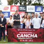 Inaugura Pepe Chedraui y love.fútbol cancha de futbol 7 en el Deportivo Xonaca II